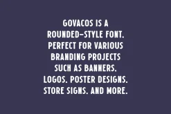 Govacos - Round Font