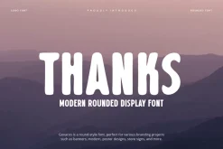 Govacos - Round Font