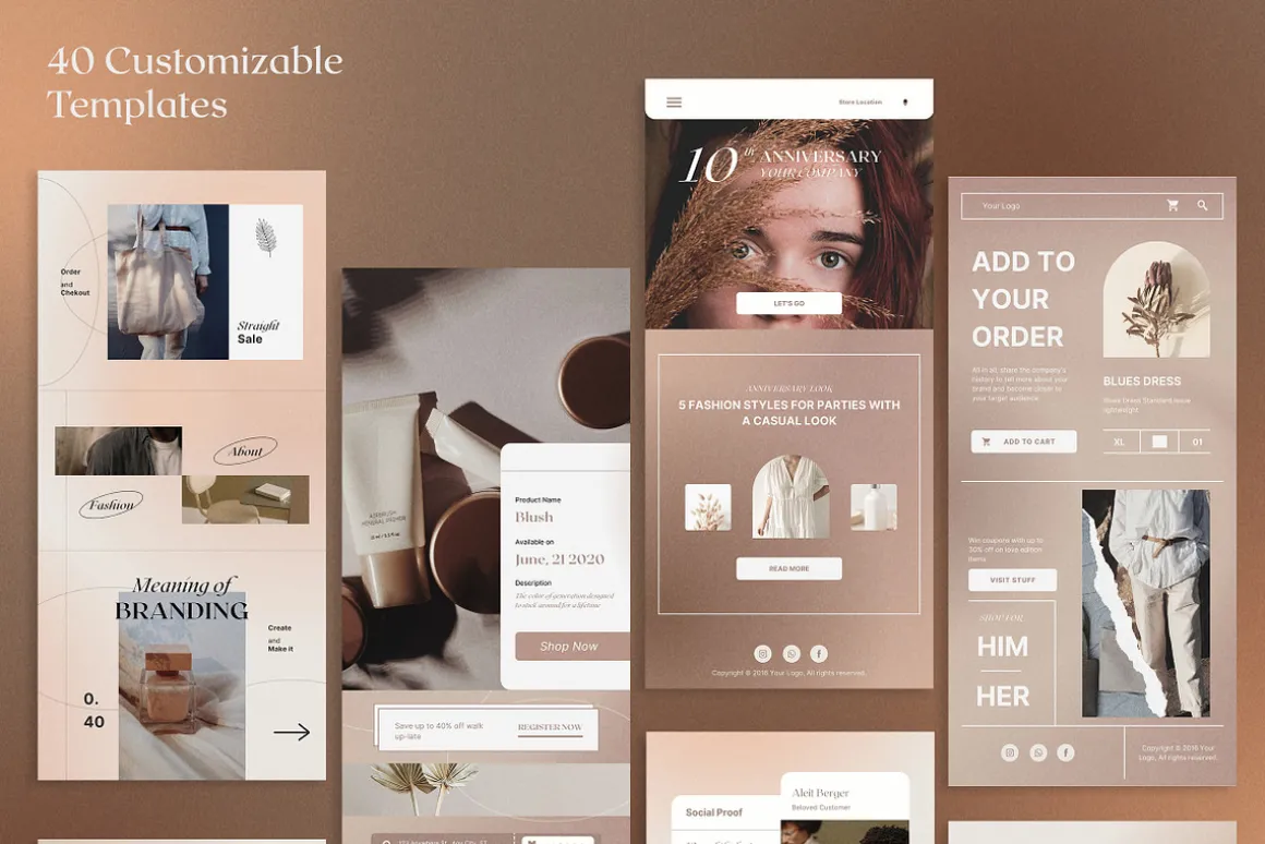 Gradiena Newsletter Templates