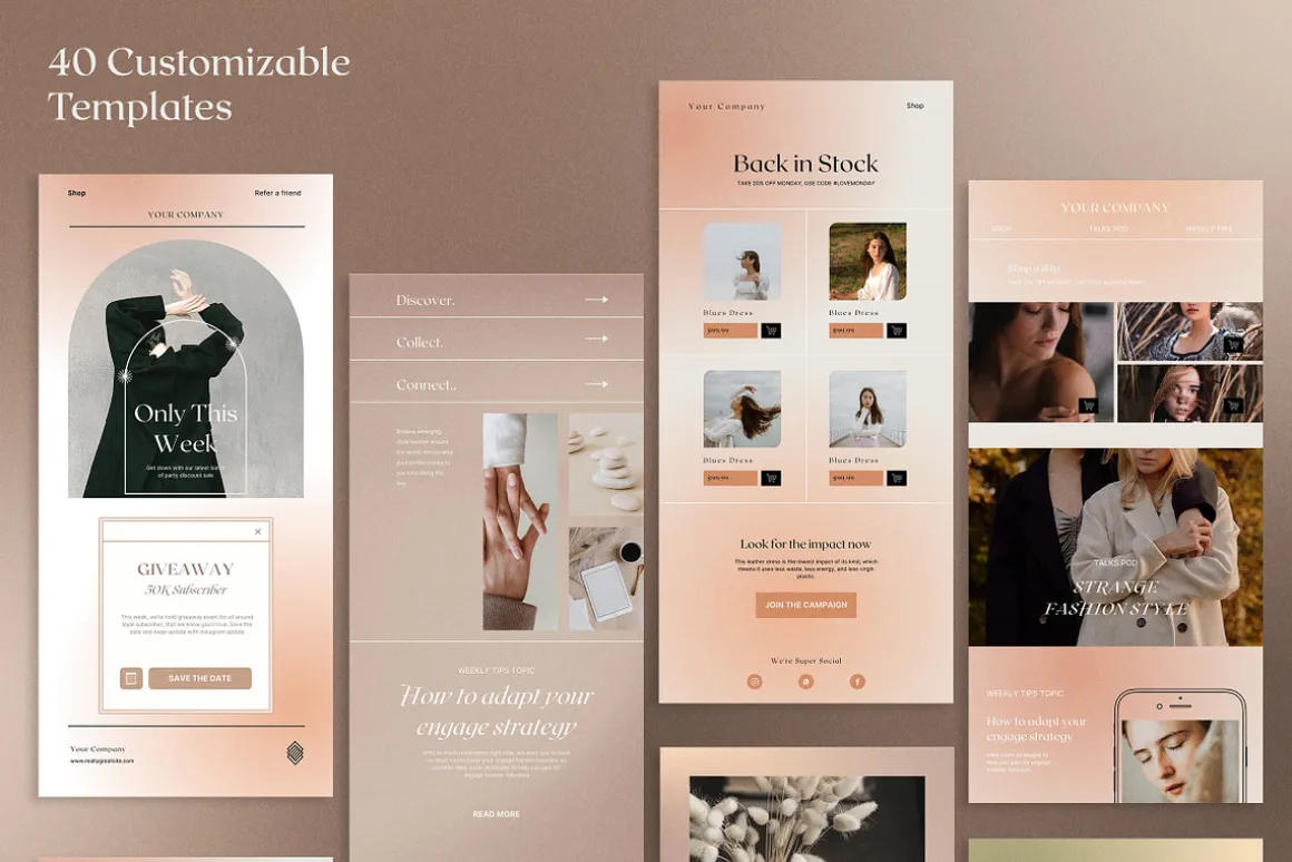 Gradiena Newsletter Templates
