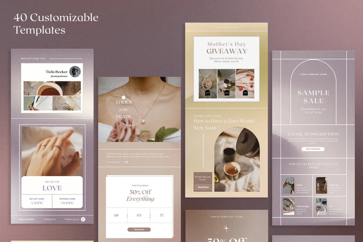 Gradiena Newsletter Templates