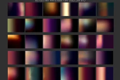 Gradient light leak overlays