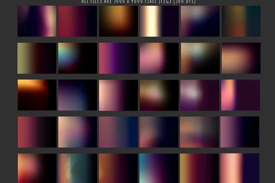 Gradient light leak overlays