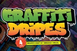 Graffiti Dripes - Graffiti Font