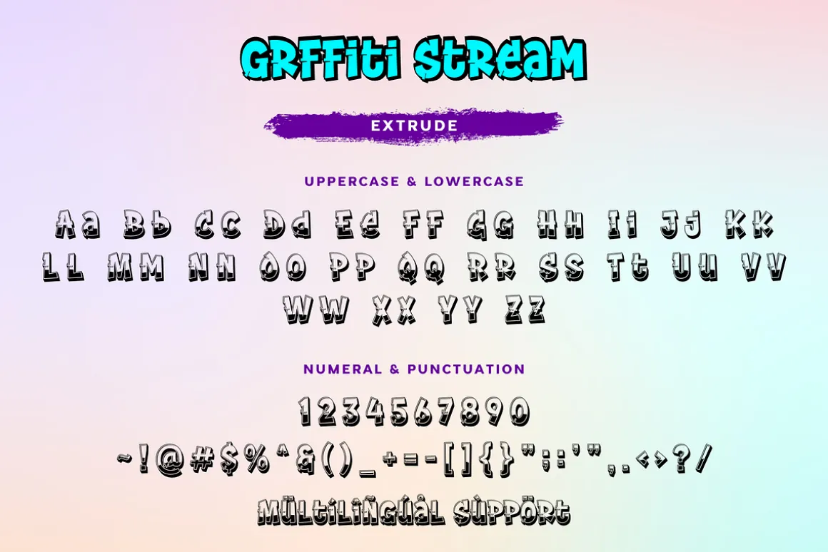 Graffiti Stream Font