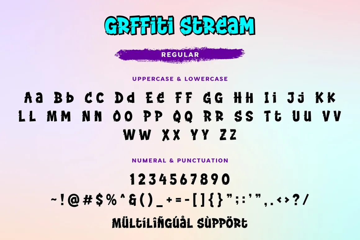 Graffiti Stream Font