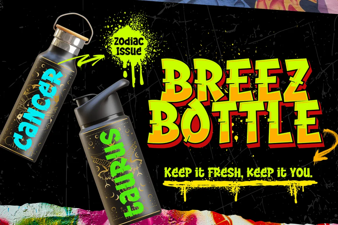 Graffiti Stream Font