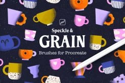 Grain brushes for Procreate