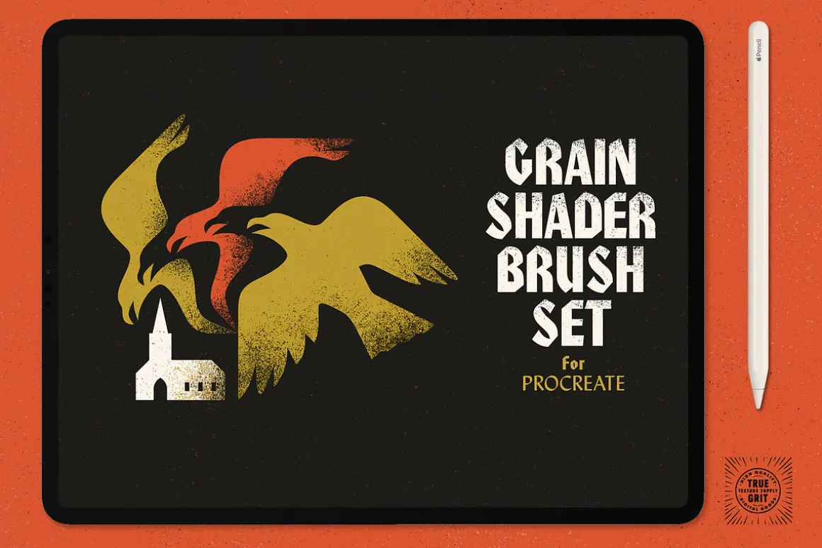 Grain Shader Brushes For Procreate