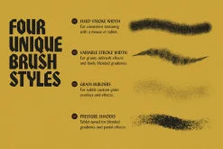 Grain Shader Brushes For Procreate