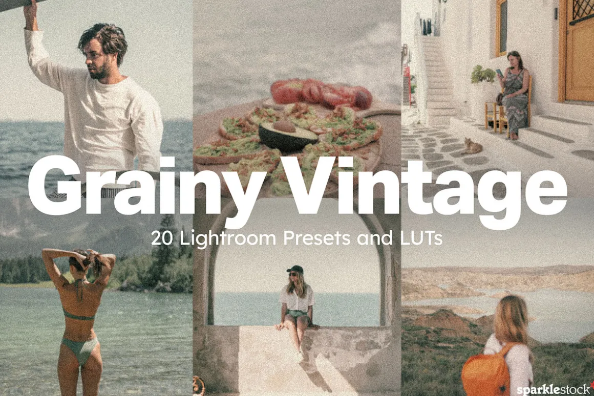 20 Grainy Vintage Lightroom Presets