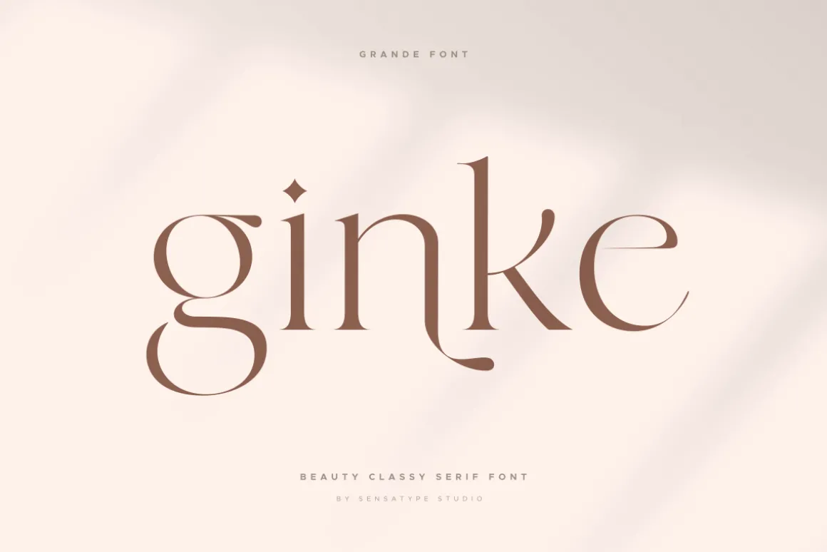 grande - beauty classy serif font
