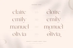 grande - beauty classy serif font