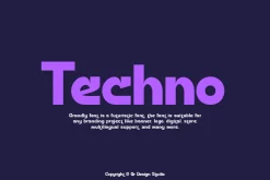 Grandly - Tech Futuristic Font