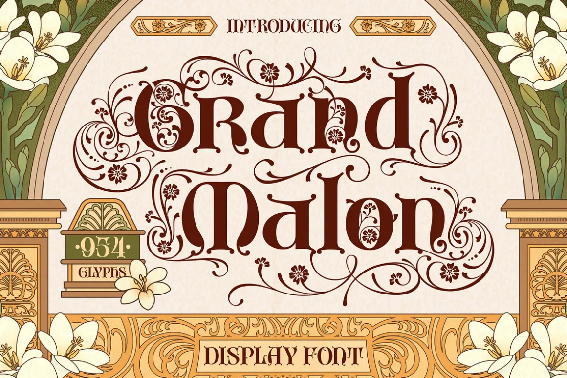 Grand Malon Typeface