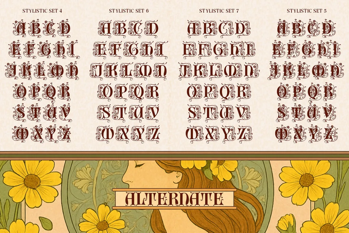 Grand Malon Typeface