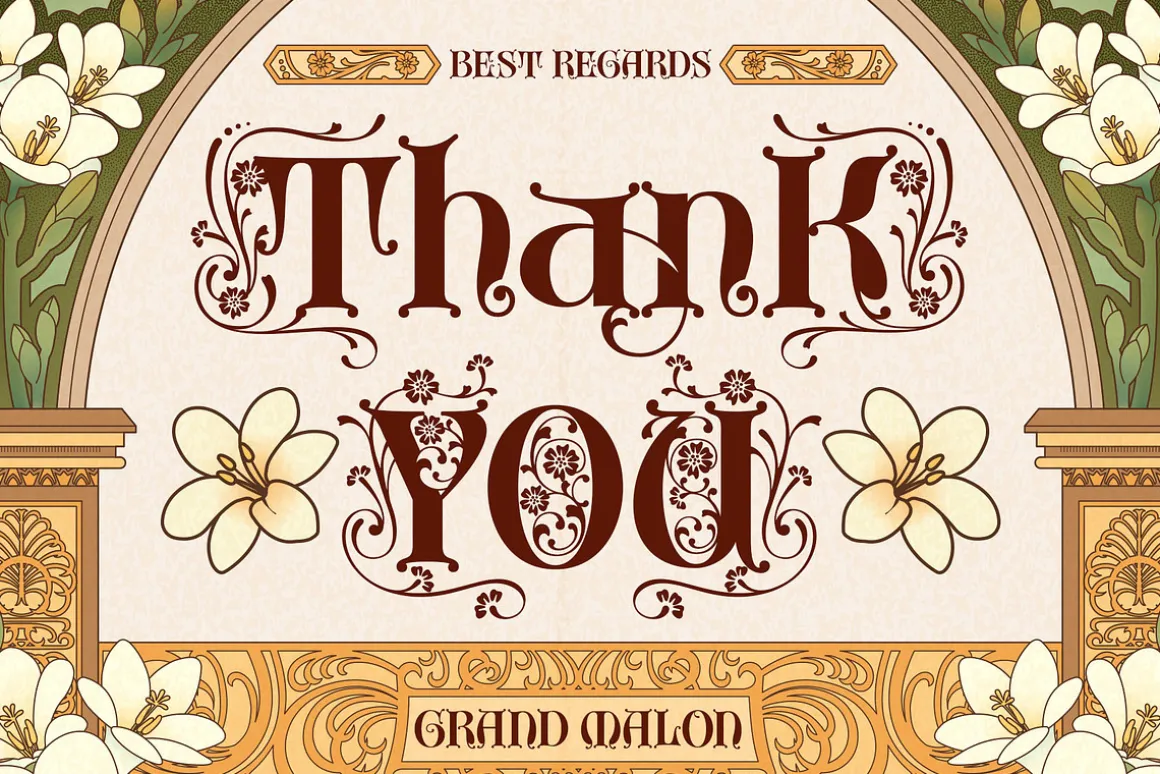 Grand Malon Typeface