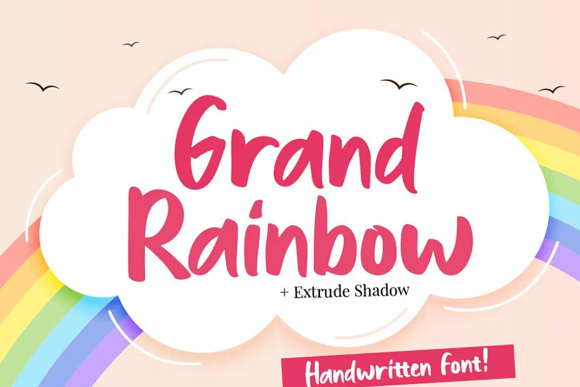 Grand Rainbow + Extrude Shadow