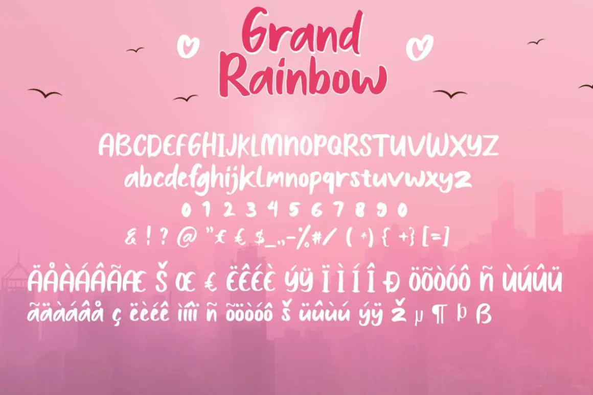 Grand Rainbow + Extrude Shadow