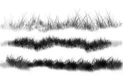 Grass 2 Brush Set