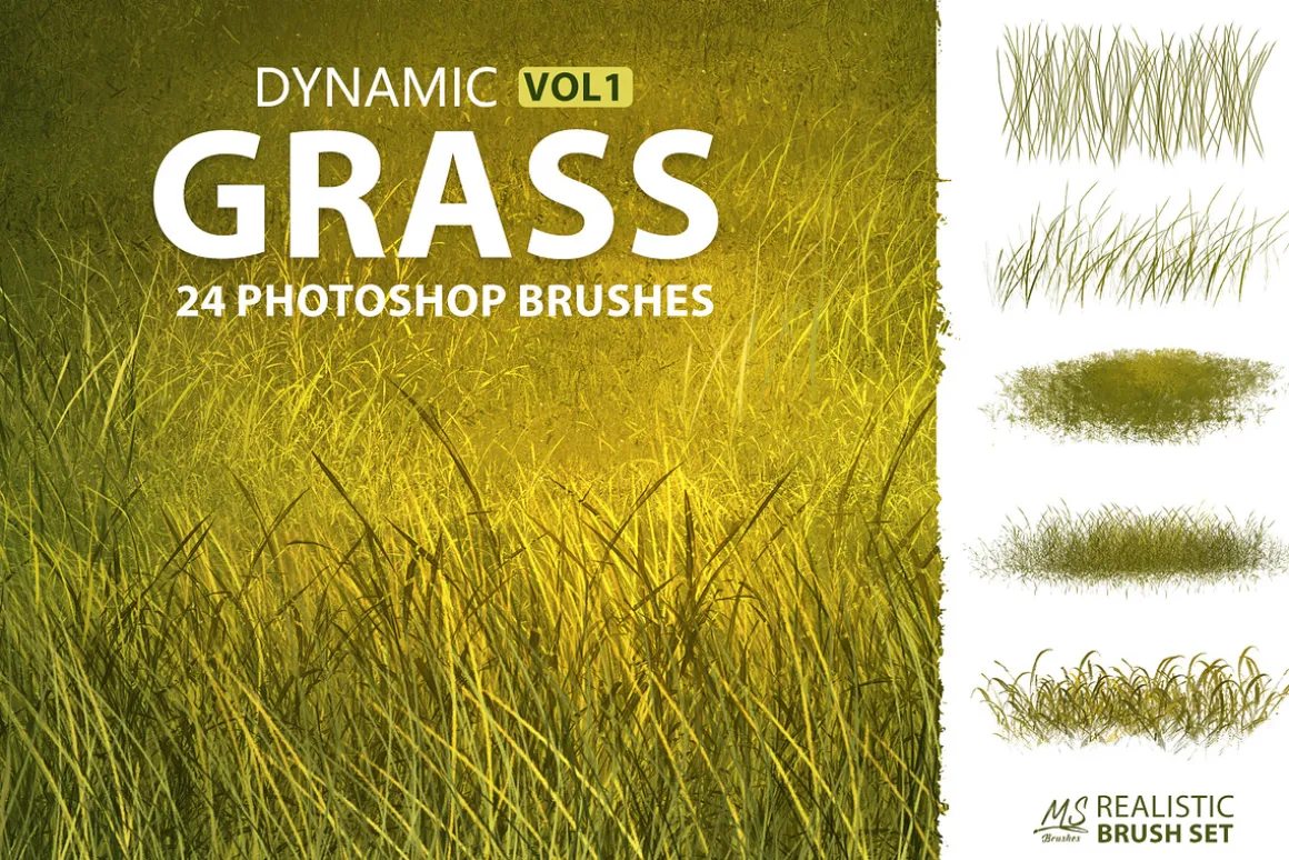 Grass Photoshop Brushes