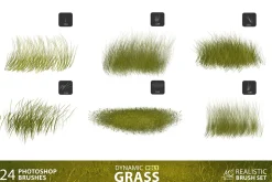 Grass Photoshop Brushes