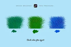 Grass Procreate Brushes