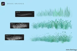 Grass Procreate Brushes