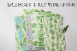 Green tie dye digital.