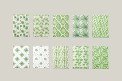 Green tie dye digital.