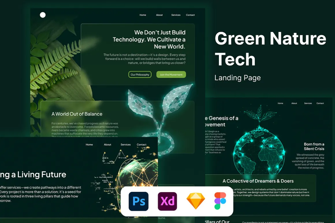 Green Tech Website Template