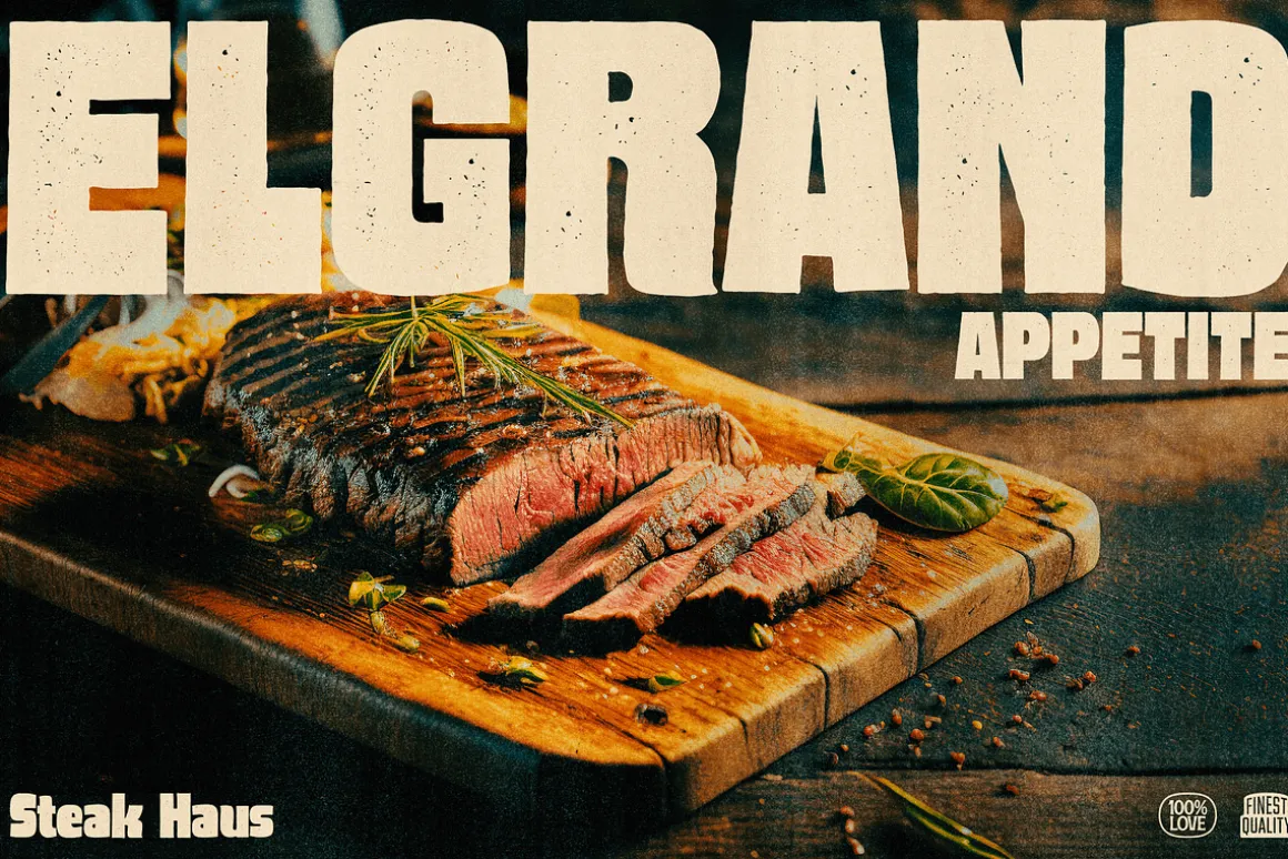 Gresua - Organic Bold Fonts