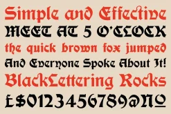 Grimstone Blackletter Vintage Font