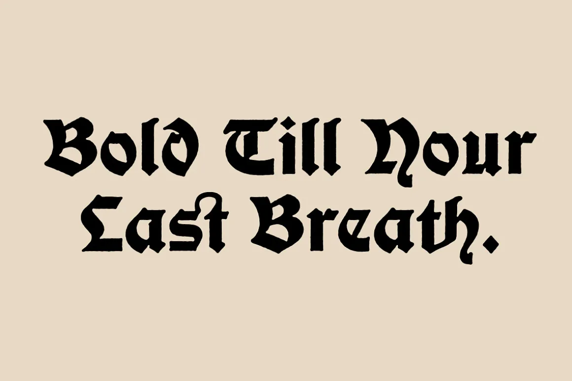 Grimstone Blackletter Vintage Font