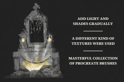 Gritcore Brushes for Procreate