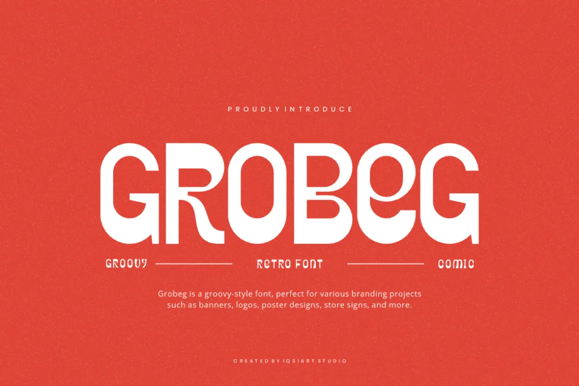 Grobeg - Groovy Font