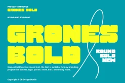 Grones Bold - Sans Serif Font