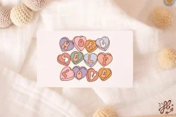Groovy retro Valentine - clipart set