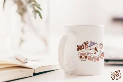 Groovy retro Valentine - clipart set