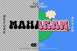 Groovy Text Effect Style