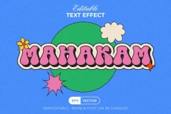 Groovy Text Effect Style