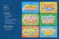Groovy Cartoon Text Effects