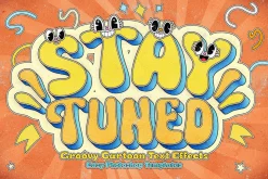 Groovy Cartoon Text Effects