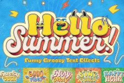 Groovy Cartoon Text Effects