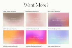 Groovy Liquid Gradient Textures