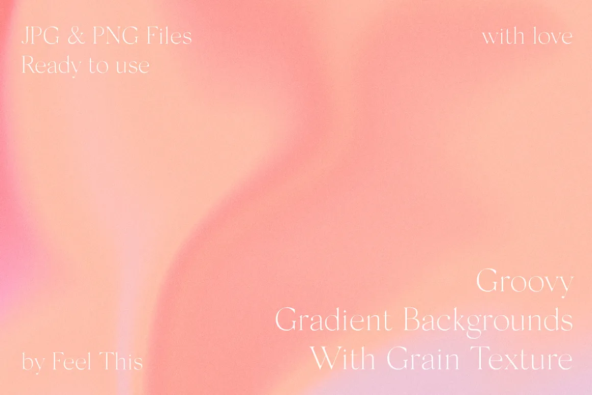 Groovy Liquid Gradient Textures