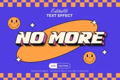 Groovy Text Effect 3D Style