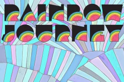 Groovy Watercolor Rainbow Alphabet