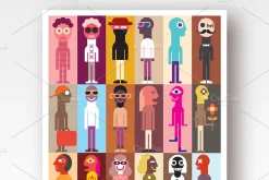 Group of People vector illustration