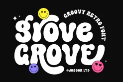 Grove - Retro Groovy Font
